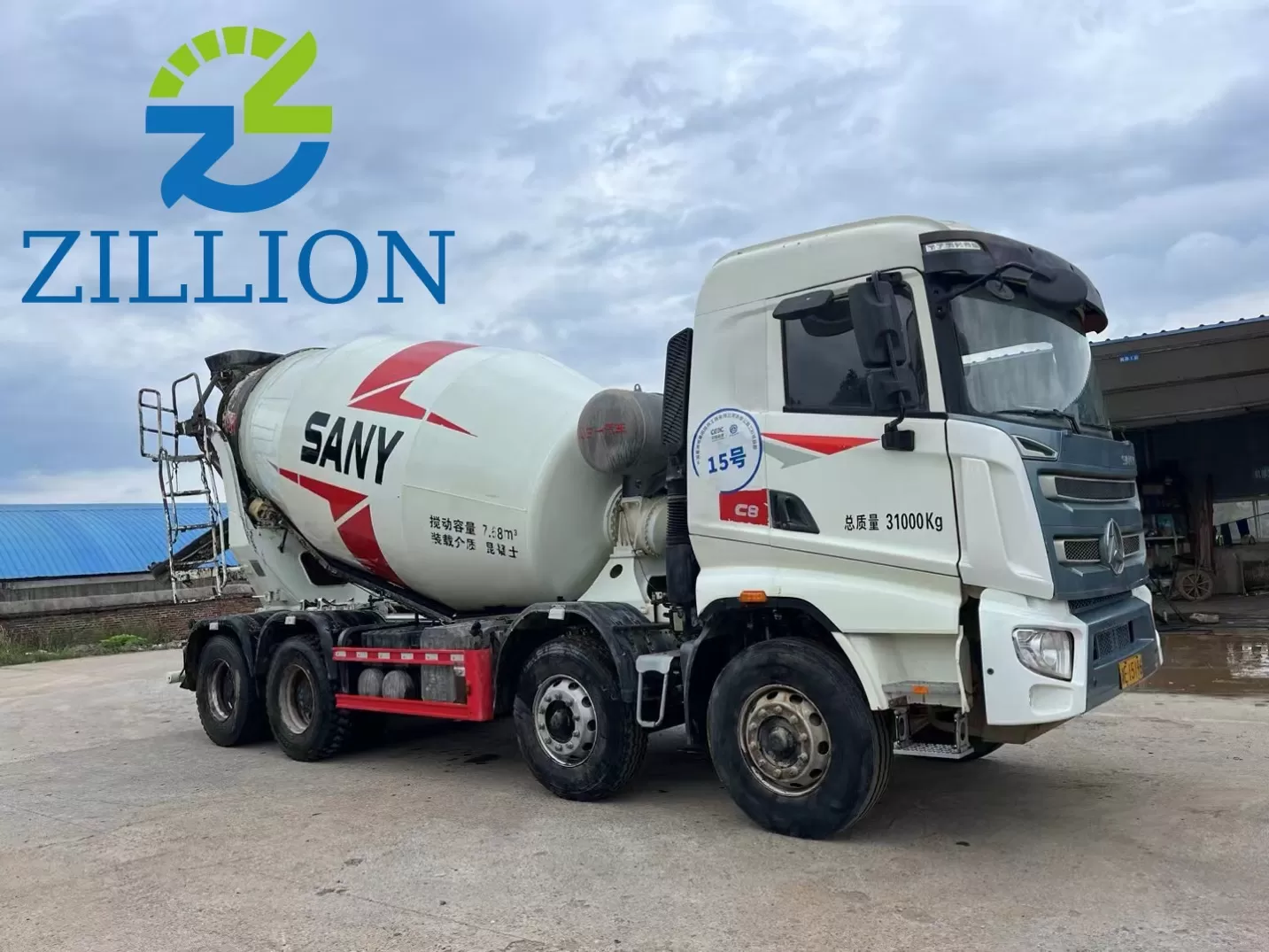 2021 sany 12 cbm gebrauchter betonmischer-lkw