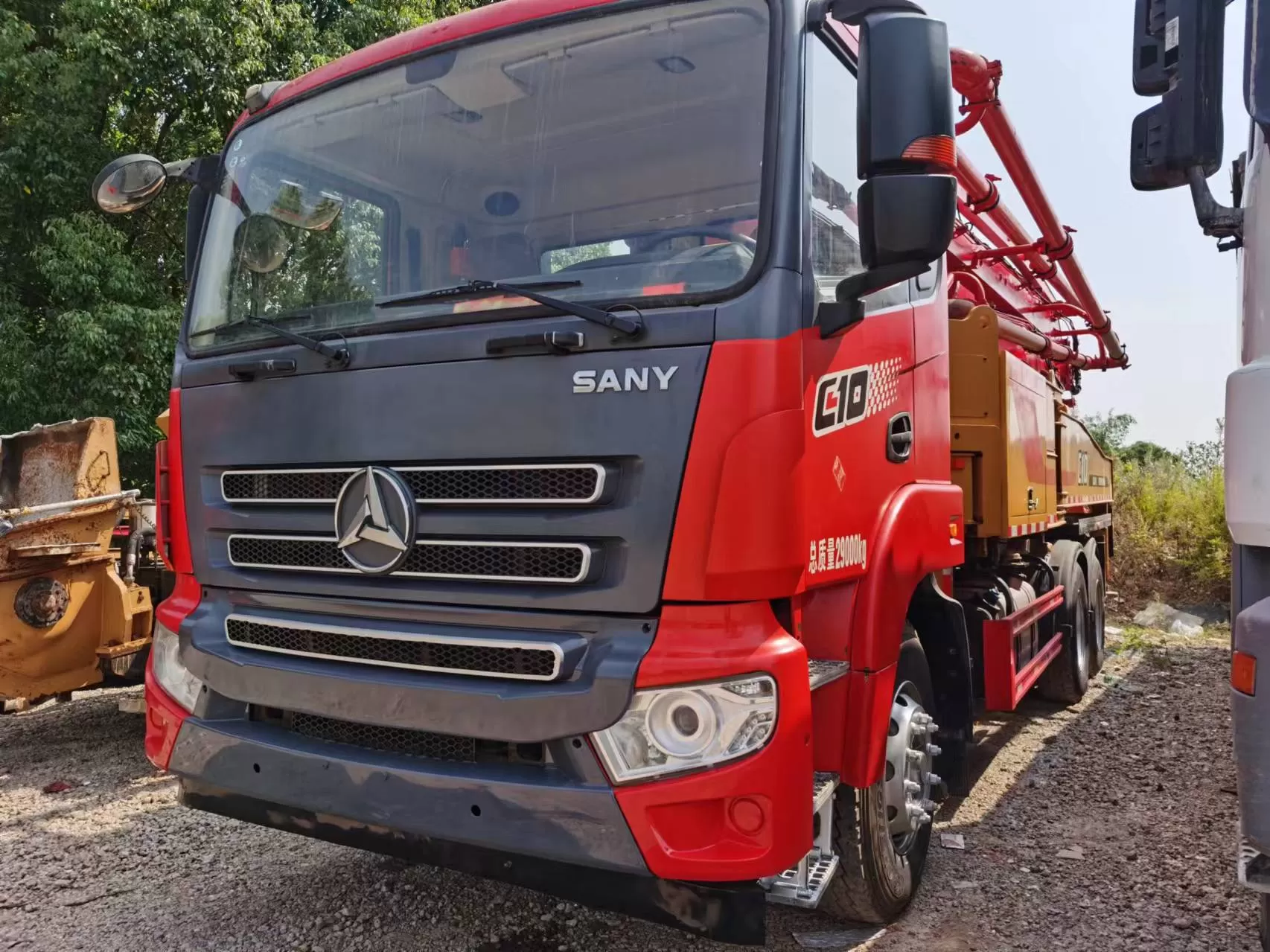 2020 sany lkw-betonpumpenwagen mit 43 m auslegerpumpe auf sany-chassis