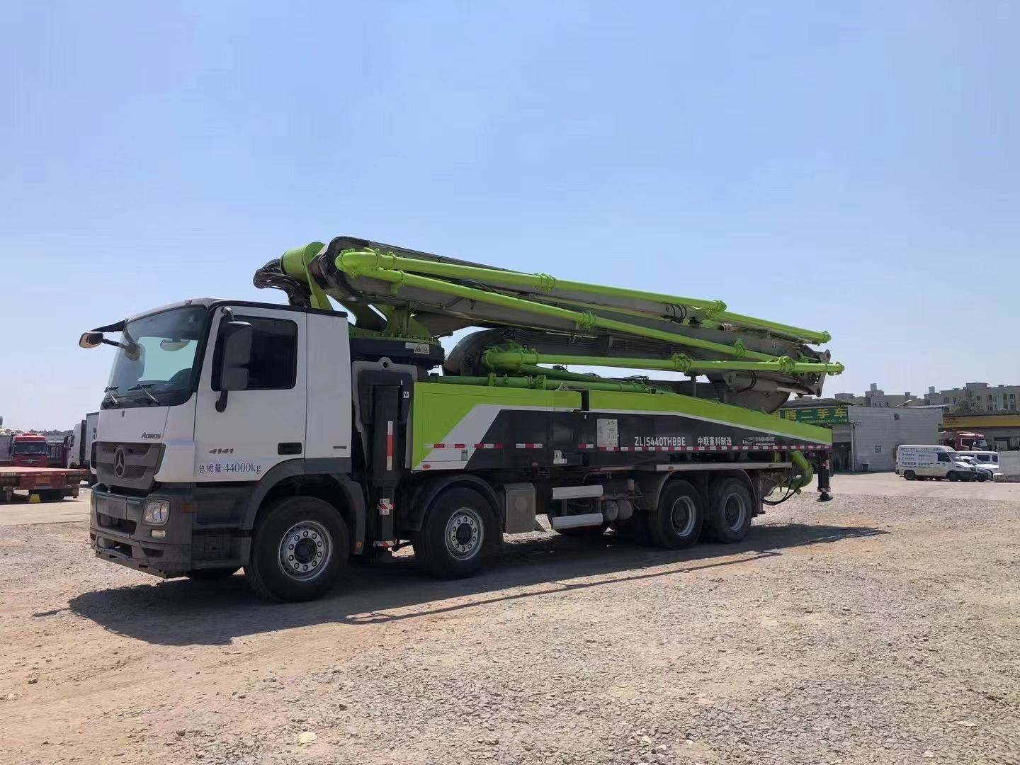 2019 zoomlion boom pump 56m lkw-betonpumpenwagen auf benz-chassis