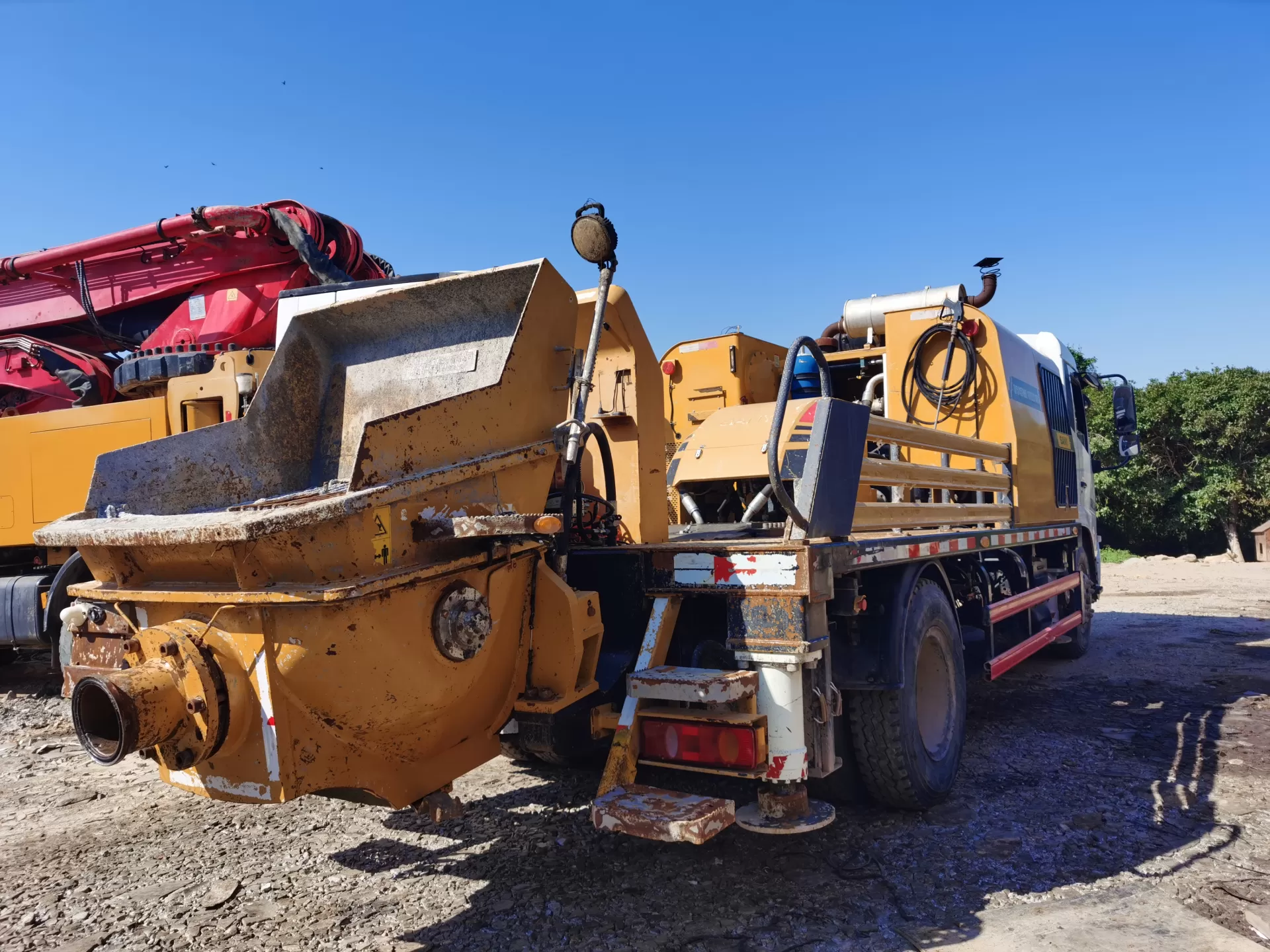 2021 sany city pump mobile lkw-betonpumpen leitungspumpe für den bau