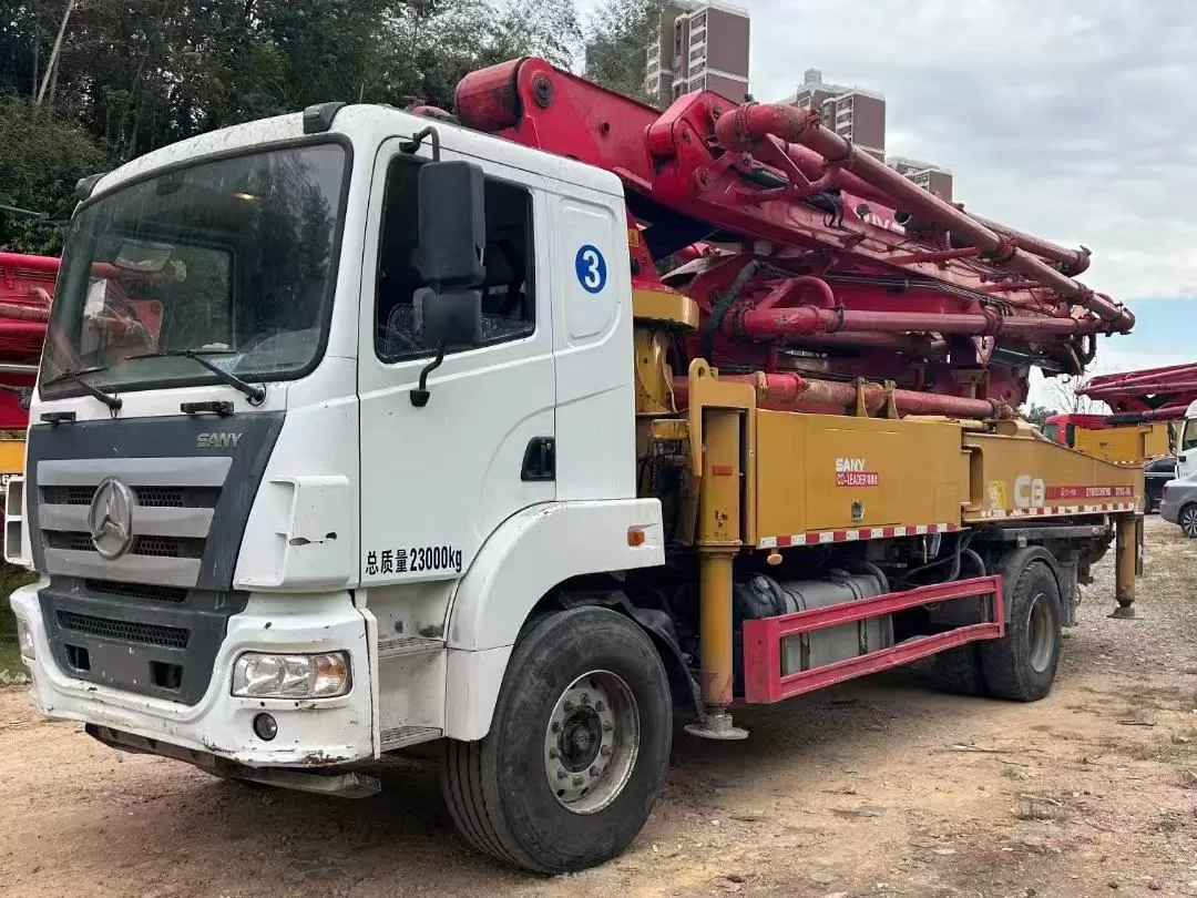 2020 sany boom pump 37m lkw-betonpumpenwagen auf sany-chassis