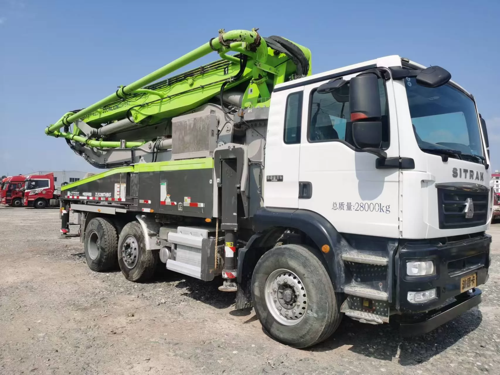 2022 zoomlion boom pump 40m lkw-betonpumpenwagen auf sitrak-chassis