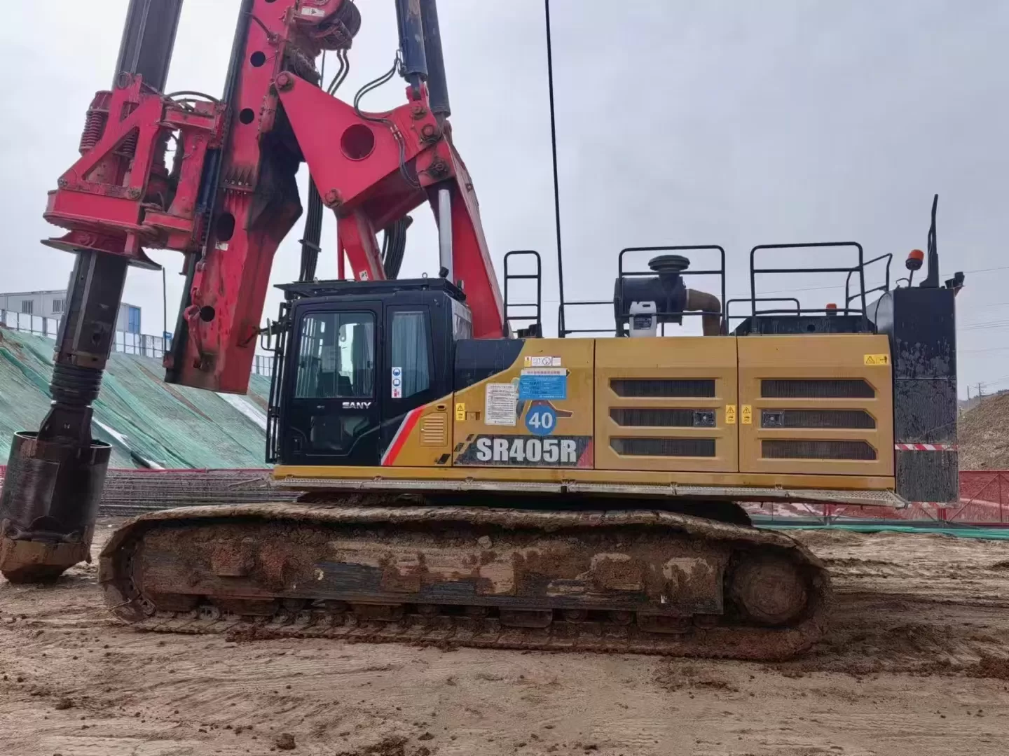 2019 sany piling machinery sr405r bagger-rotationsbohrgerät für bodenuntersuchungen