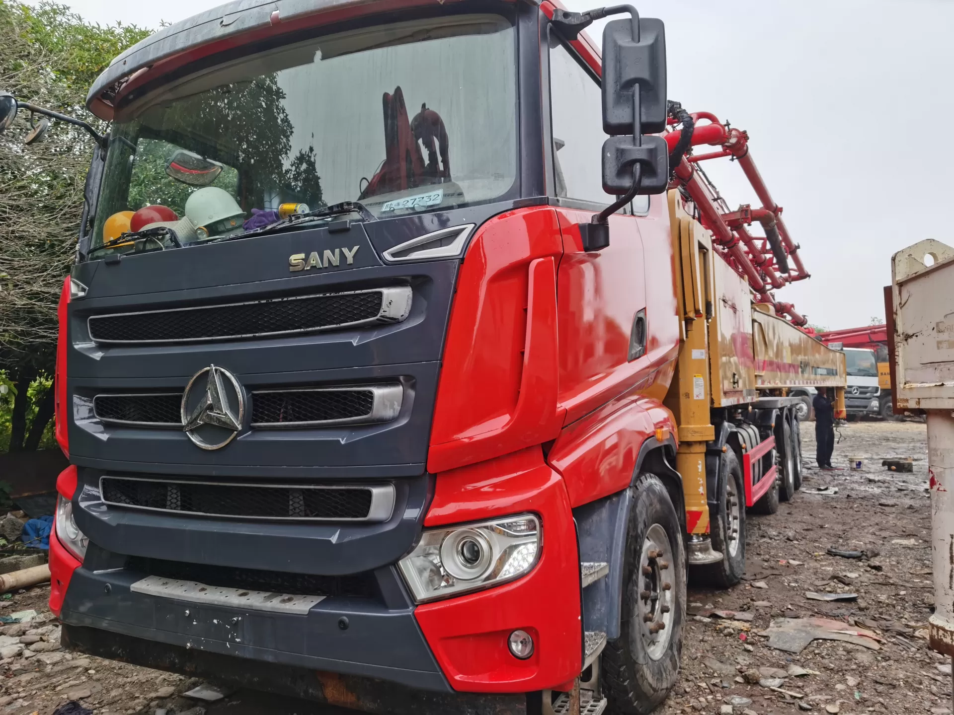 2021 sany boom pump 62m lkw-betonpumpenwagen auf sany-chassis