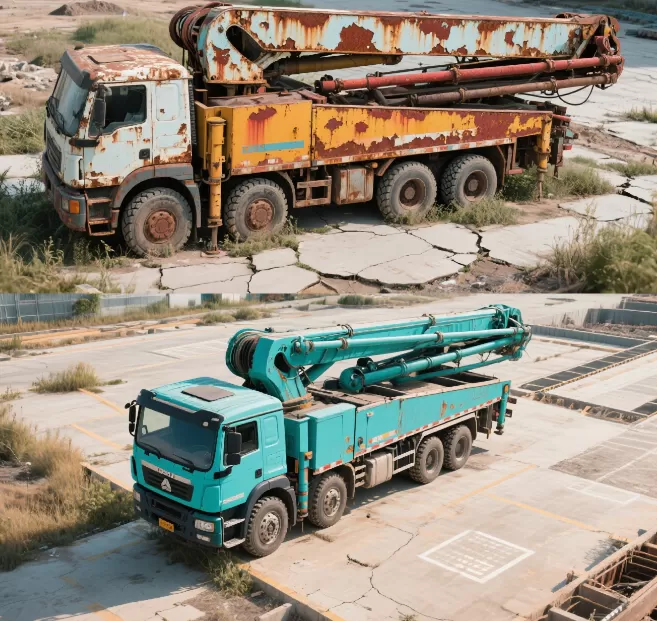 Wie kann man korrekt verhindern, dass Betonpumpen -LKWs rosten?